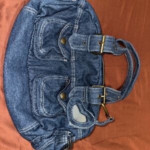 BDG Blue Denim Mini Bag